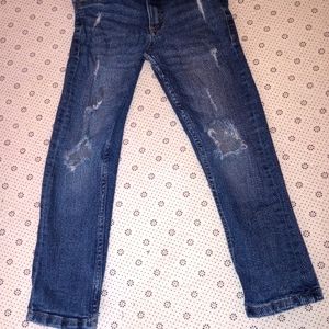 Denim & Rivets Blue Distressed Skinny Jeans